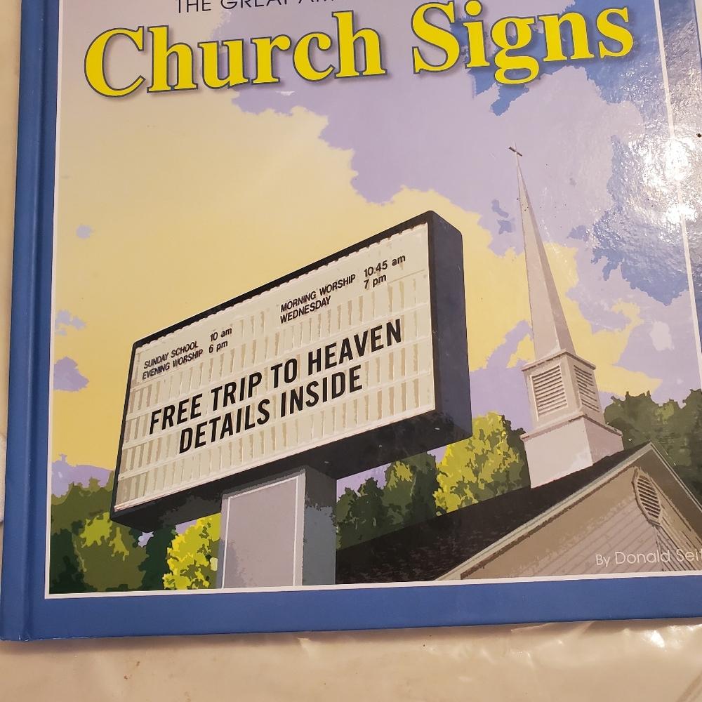 Church Signs Book By Donald Seitz - Picture 1 of 9